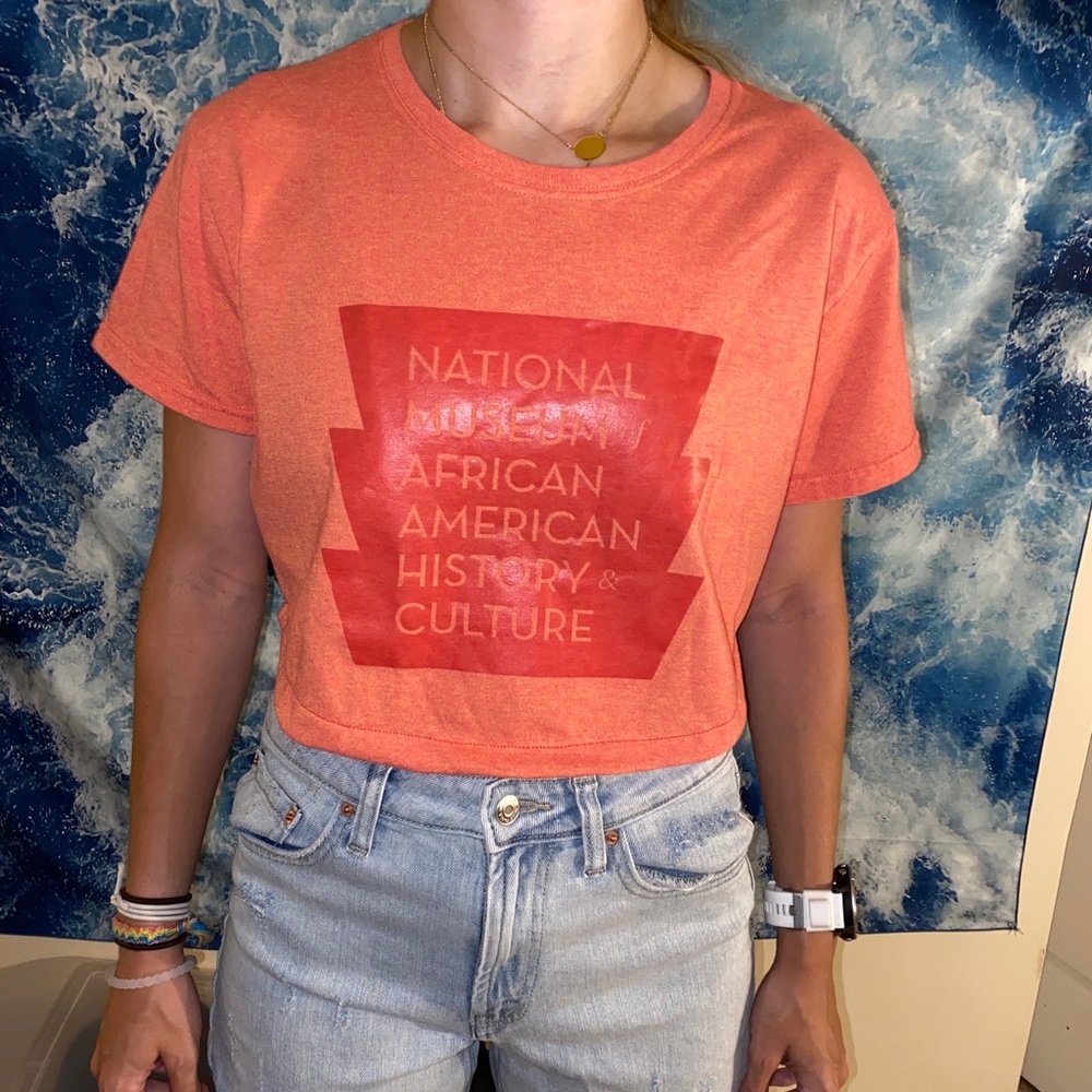NMAAAC cropped tee size L (but actually more s/m)